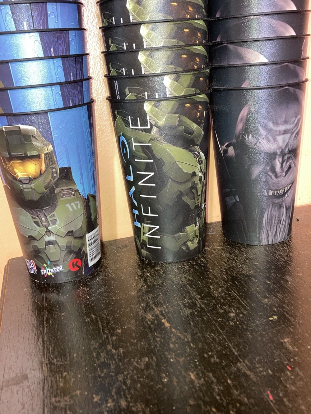 Halo Infinity collectable Green and Black Character Cups - Halo Brand